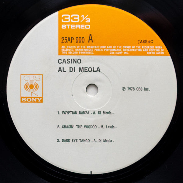 Al Di Meola - Casino (Vinyl, LP, Album)