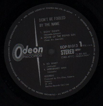 Geordie - Don't Be Fooled By The Name - ジョーディー2 (Vinyl, LP, Album)
