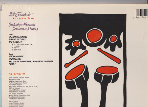 Pete Escovedo - Yesterday's Memories · Tomorrow's Dreams (Vinyl, LP, Album) Very Good (VG) / Very Good (VG)