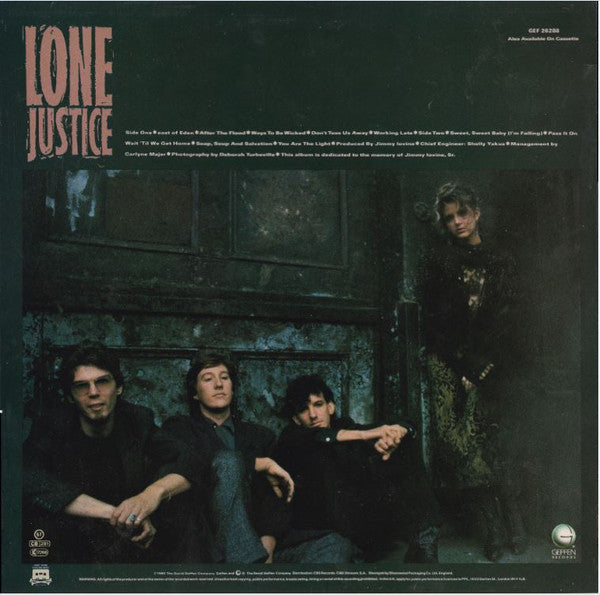 Lone Justice - Lone Justice (Vinyl, LP, Album, Stereo) Very Good (VG) / Very Good (VG)