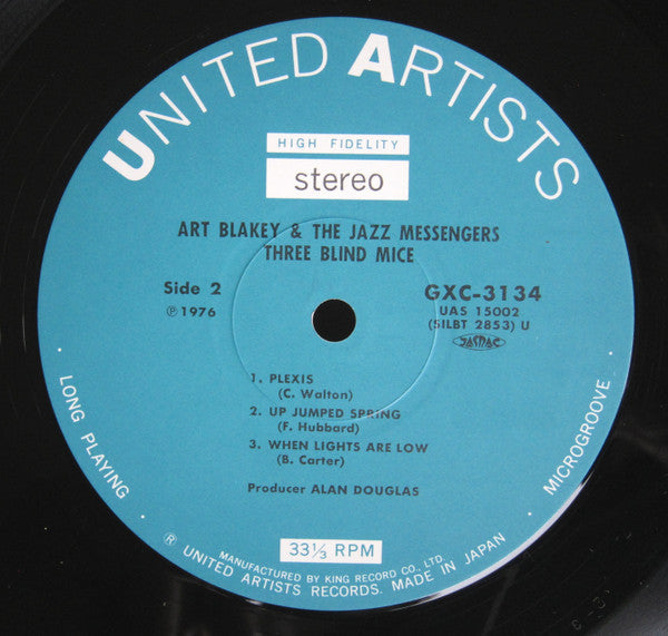 Art Blakey & The Jazz Messengers - 3 Blind Mice (Vinyl, LP, Album, ...