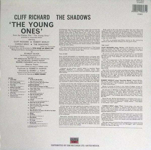 Cliff Richard - The Young Ones (Vinyl, LP, Reissue, Stereo) Very Good (VG) / Very Good (VG)