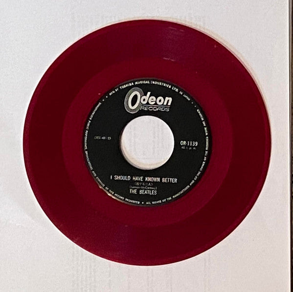 The Beatles - 恋する二人 = I Should Have Known Better / ぼくが泣く = I'll Cry...