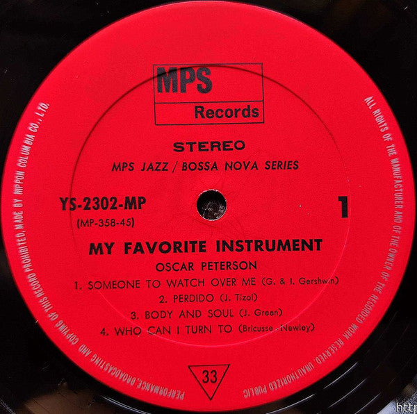 Oscar Peterson - My Favorite Instrument (Vinyl, LP, Album, Stereo)