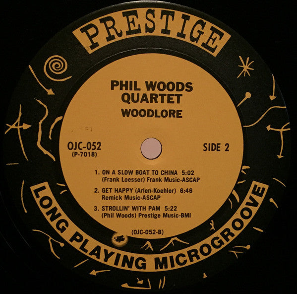 The Phil Woods Quartet - Woodlore (Vinyl, LP, Album, Reissue) Very Good (VG) / Very Good (VG)