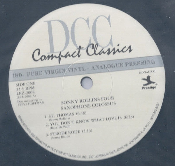 Sonny Rollins - Saxophone Colossus (Vinyl, LP, Album, Limited Editi...