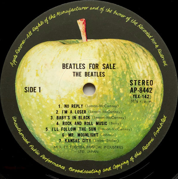 The Beatles - Beatles For Sale (Vinyl, LP, Album, Stereo, Reissue)