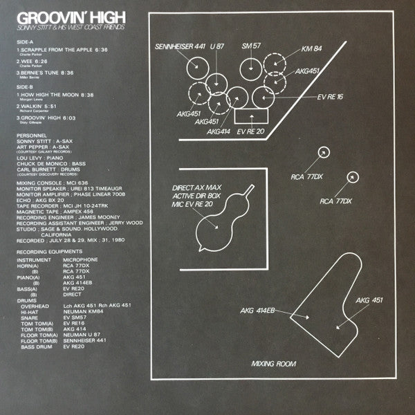Sonny Stitt & His West Coast Friends - Groovin' High (Vinyl, LP)