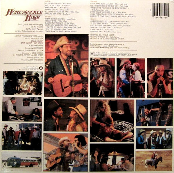 Willie Nelson & Family - Honeysuckle Rose (Music From The Original Soundtrack) (2xVinyl, LP, Album) Very Good (VG) / Very Good (VG)