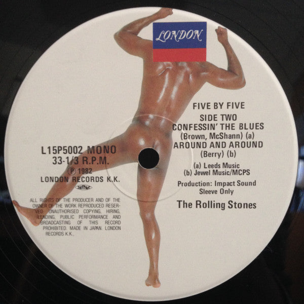 The Rolling Stones - Five By Five (Vinyl, 12", EP, Mono) Very Good Plus (VG+) / Very Good Plus (VG+)