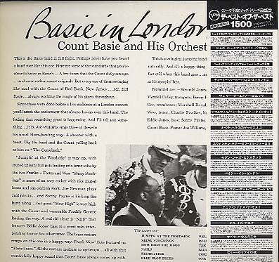 Count Basie Orchestra - Basie In London (Vinyl, LP, Album, Reissue, Mono) Near Mint (NM or M-) / Very Good Plus (VG+)