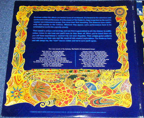 The Ventures - Super Psychedelics (Vinyl, LP, Album, Reissue, Stereo) Very Good Plus (VG+) / Very Good (VG)