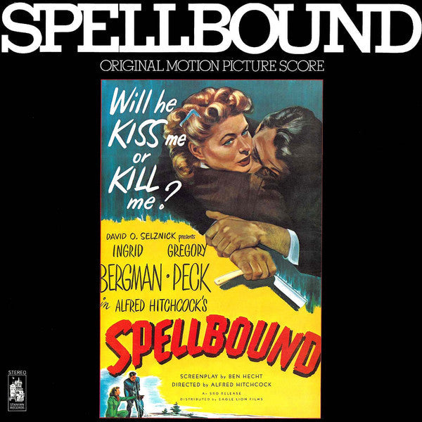 Miklós Rózsa - Spellbound (Original Motion Picture Score) (Vinyl, LP, Album) Near Mint (NM or M-) / Very Good Plus (VG+)