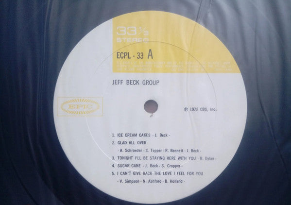 Jeff Beck Group - Jeff Beck Group (Vinyl, LP, Album, Stereo)