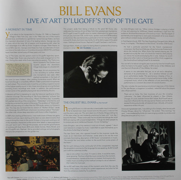 Bill Evans - Live At Art D'Lugoff's Top Of The Gate (3xVinyl, Box Set, 12", 45 RPM, Album, Limited Edition, Numbered) Very Good (VG) / Very Good Plus (VG+)