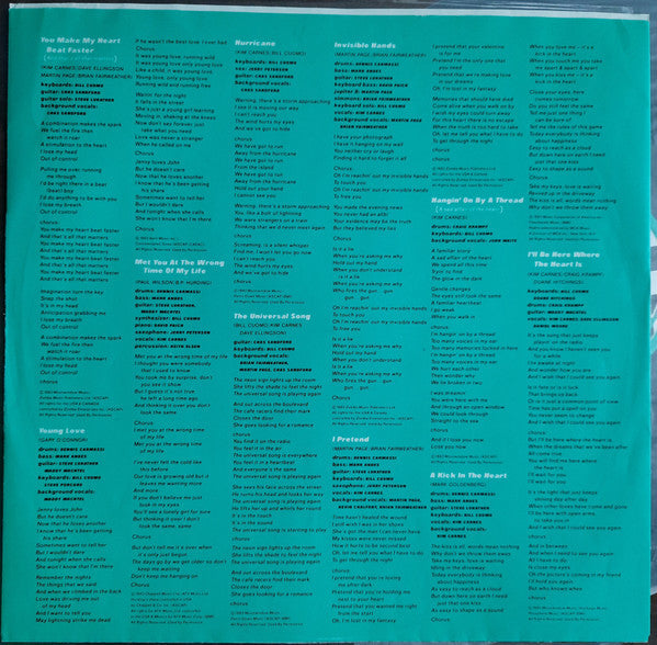 Kim Carnes - Café Racers (Vinyl, LP, Album) Very Good (VG) / Very Good (VG)