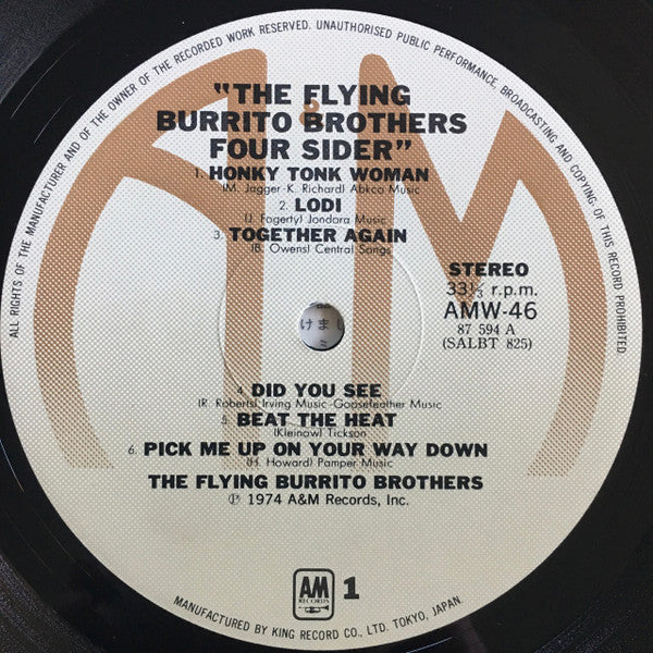 The Flying Burrito Bros - Four Sider (2xVinyl, LP, Compilation) Very Good (VG) / Very Good (VG)