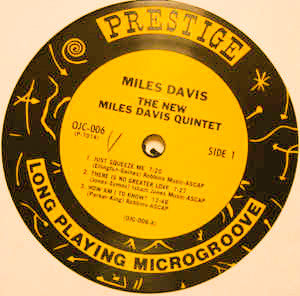 The Miles Davis Quintet - Miles (Vinyl, LP, Album, Reissue) Very Good (VG) / Very Good (VG)