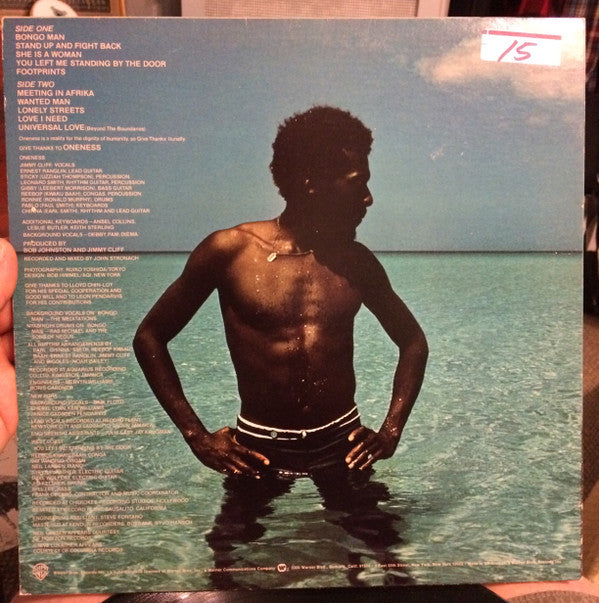 Jimmy Cliff - Give Thankx (Vinyl, LP, Album) Very Good Plus (VG+) / Very Good Plus (VG+)