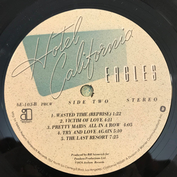 Eagles - Hotel California (Vinyl, LP, Album, Reissue, Stereo)