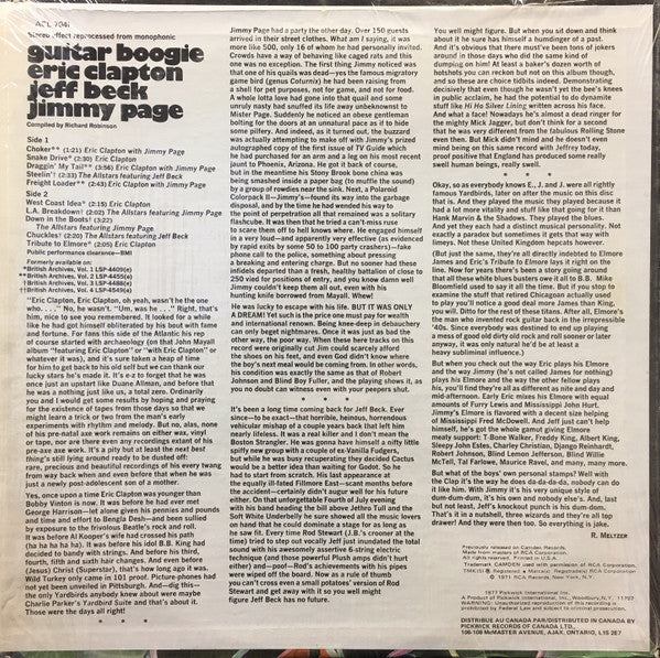 Eric Clapton - Guitar Boogie (Vinyl, LP, Compilation, Reissue) Good Plus (G+) / Very Good (VG)