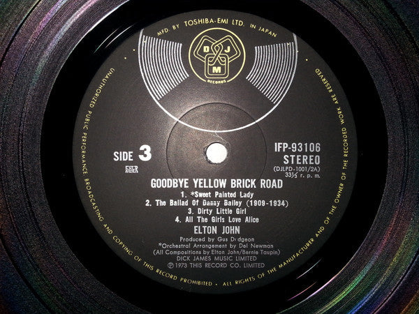 Elton John - Goodbye Yellow Brick Road (2xVinyl, LP, Album) Good Plus (G+) / Very Good (VG)