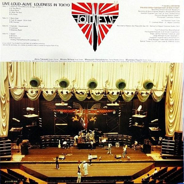 Loudness (5) - Live-Loud-Alive (Loudness In Tokyo) (Vinyl, LP, Album)