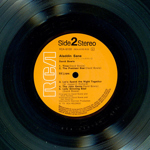 David Bowie - Aladdin Sane (Vinyl, LP, Album, Stereo) Good Plus (G+) / Good Plus (G+)