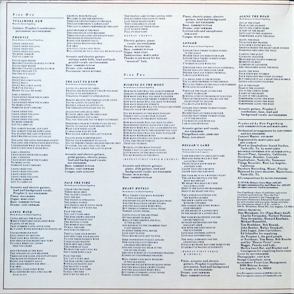 Dan Fogelberg - Phoenix (Vinyl, LP, Album, Stereo) Very Good Plus (VG+) / Very Good Plus (VG+)