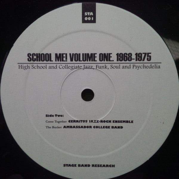 Various - School Me! Volume One, 1968-1975 - High School And Collegiate Jazz, Funk, Soul And Psychedelia (2xVinyl, LP, Compilation) Very Good (VG) / Very Good (VG)