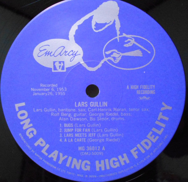 Lars Gullin - Lars Gullin (Vinyl, LP, Album, Limited Edition, Reissue)