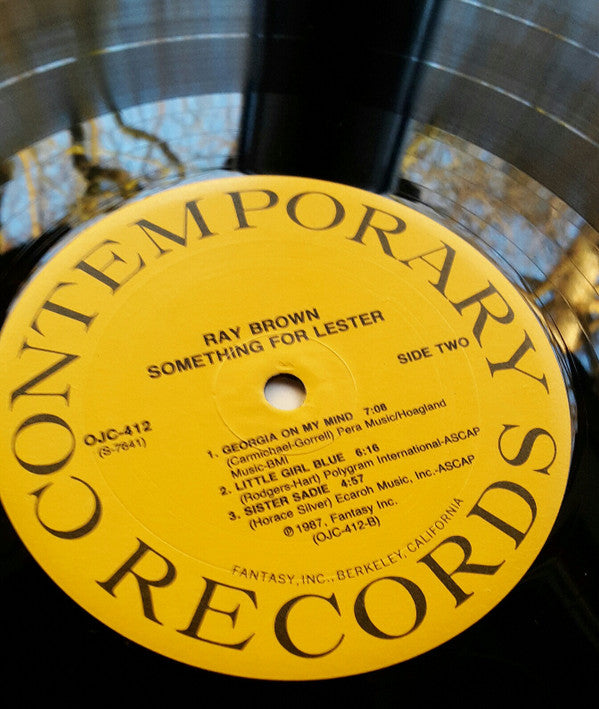 Ray Brown - Something For Lester (Vinyl, LP, Album, Reissue, Remastered) Very Good (VG) / Very Good Plus (VG+)