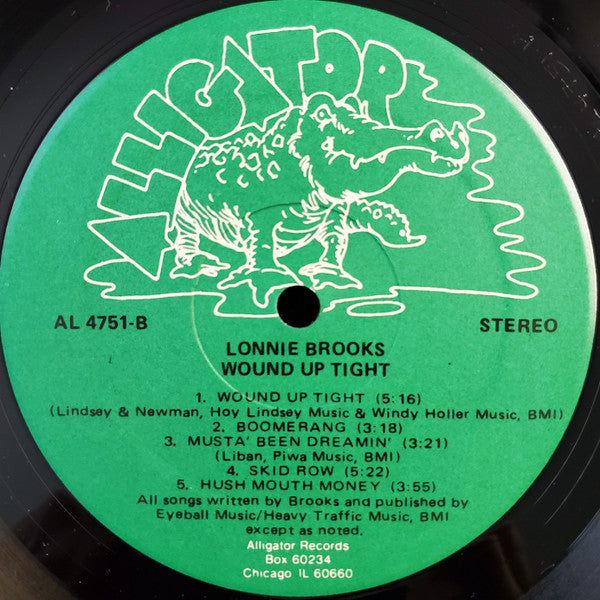 Lonnie Brooks - Wound Up Tight (Vinyl, Album, LP) Near Mint (NM or M-) / Near Mint (NM or M-)
