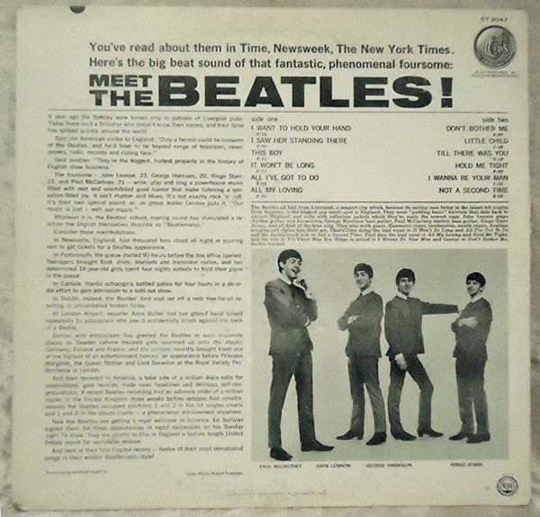 The Beatles - Meet The Beatles! (Vinyl, LP, Album, Reissue)