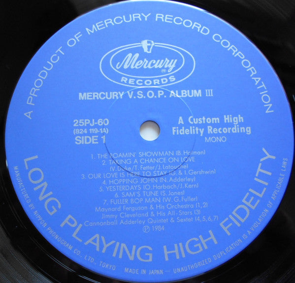 Various - Mercury 40th Anniversary V.S.O.P. Album (Vinyl, Vinyl, Bo...