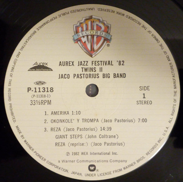 Jaco Pastorius Big Band - Twins II (Aurex Jazz Festival '82) (Vinyl...