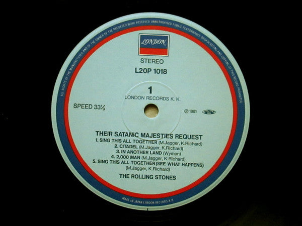 The Rolling Stones - Their Satanic Majesties Request (Vinyl, LP, Album, Reissue, Stereo) Near Mint (NM or M-) / Near Mint (NM or M-)