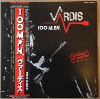 Vardis - 100 M.P.H. (Vinyl, LP, Album) Very Good Plus (VG+) / Very Good (VG)