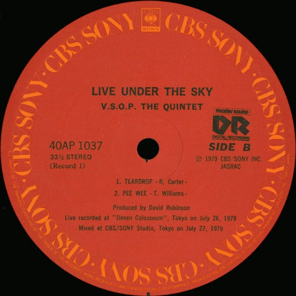 The VSOP Quintet - Live Under The Sky (2xVinyl, LP, Album) Very Good Plus (VG+) / Good Plus (G+)