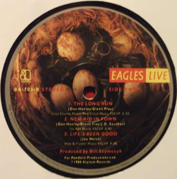 Eagles - Eagles Live (Vinyl, LP, Album, Stereo)