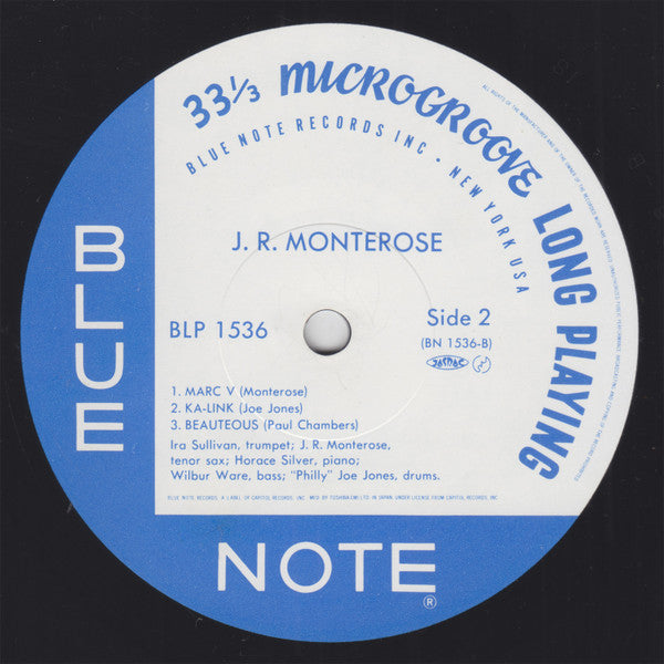 J.R. Monterose - J.R. Monterose (Vinyl, LP, Album, Reissue, Mono) Very Good Plus (VG+) / Very Good Plus (VG+)