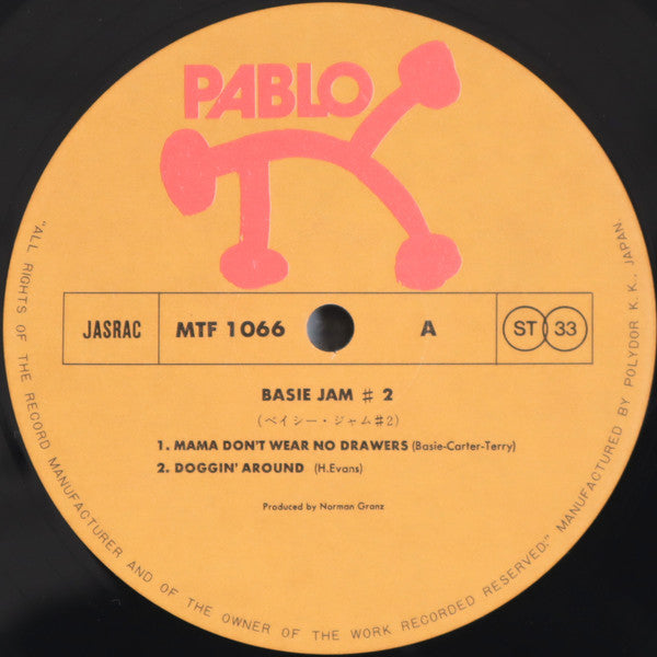 Count Basie - Basie Jam #2 (Vinyl, LP, Album, Stereo) Very Good Plus (VG+) / Very Good Plus (VG+)