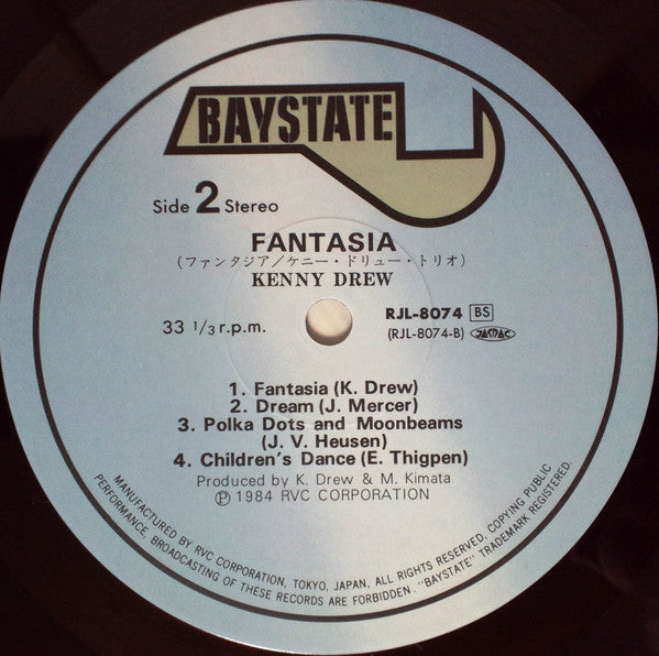 The Kenny Drew Trio - Fantasia (Vinyl, LP, Album, Stereo)