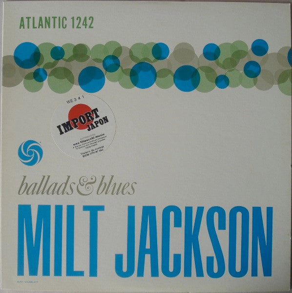 Milt Jackson - Ballads & Blues (Vinyl, LP, Album, Reissue, Mono)