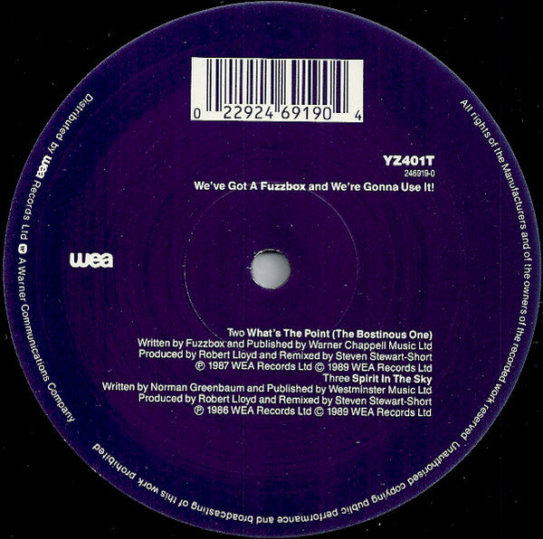 We've Got A Fuzzbox And We're Gonna Use It - Pink Sunshine (Vinyl, 12", Single) Very Good Plus (VG+) / Very Good Plus (VG+)