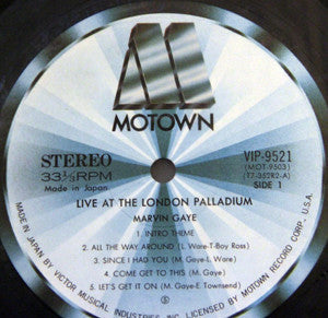 Marvin Gaye - Live At The London Palladium (Vinyl, LP, Album, Stereo)