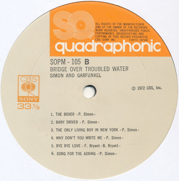 Simon & Garfunkel - Bridge Over Troubled Water (Vinyl, LP, Album, S...