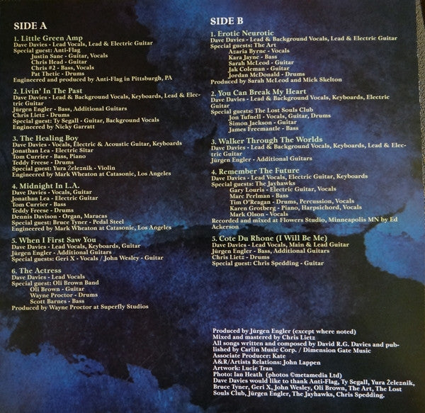 Dave Davies - I Will Be Me (Vinyl, LP, Album) Very Good Plus (VG+) / Very Good Plus (VG+)
