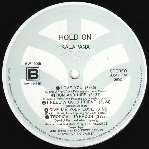 Kalapana - Hold On (Vinyl, LP, Album)
