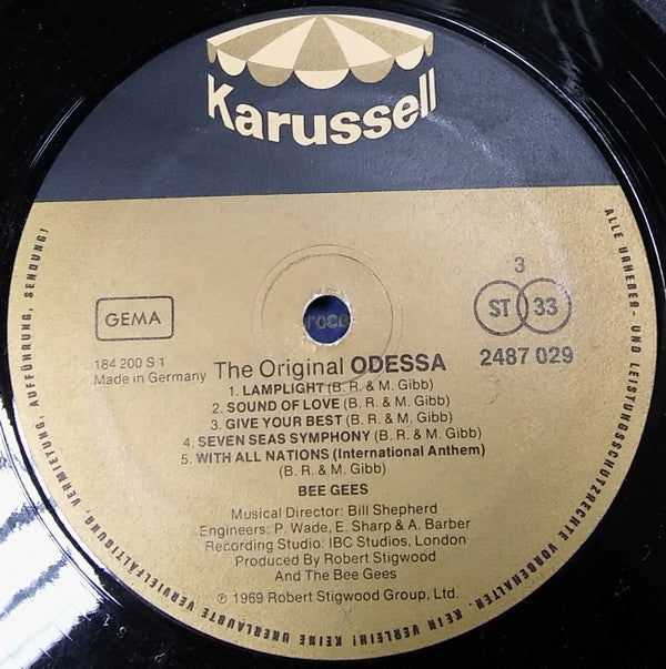Bee Gees - Odessa (2xVinyl, LP, Album, Reissue) Very Good Plus (VG+) / Very Good (VG)